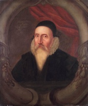Retrado pintado de John Dee